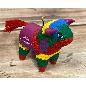 1989 HALLMARK KEEPSAKE ORNAMENT QX439-2 FELIZ NAVIDAD PINATA